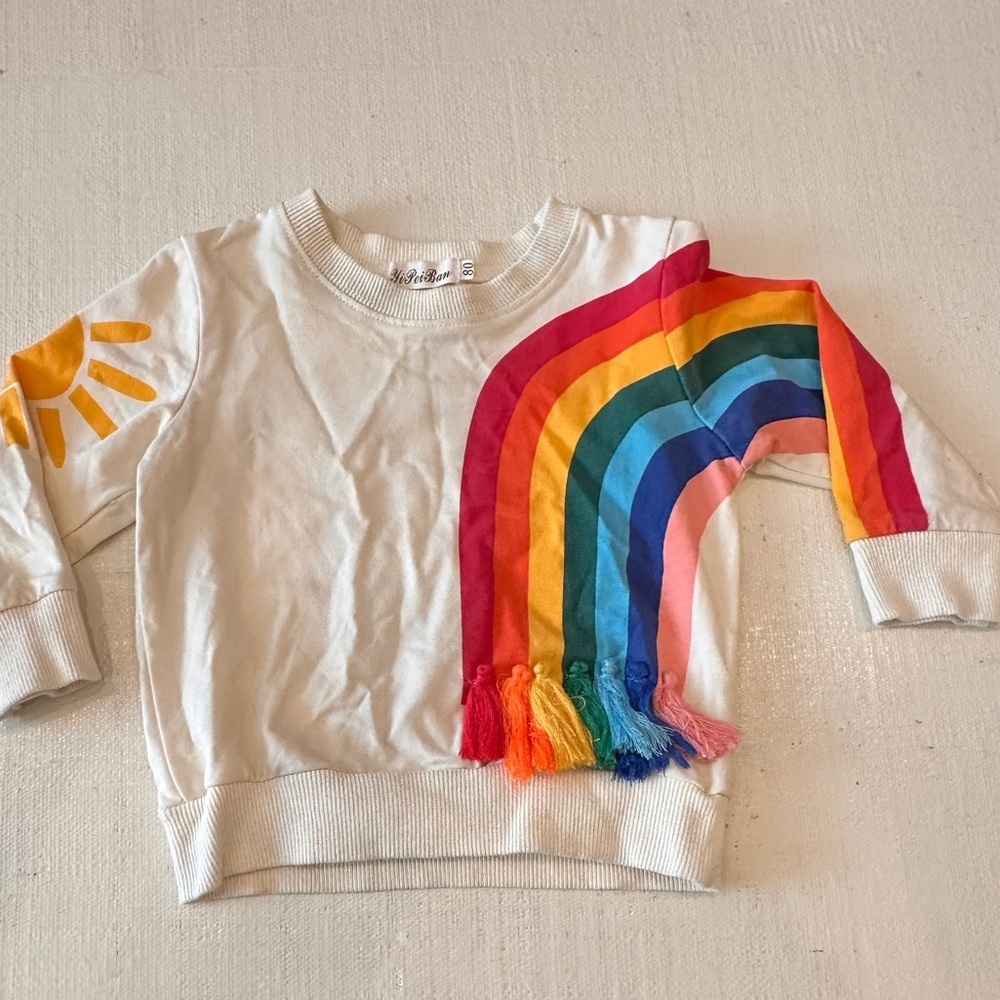 Colorful Rainbow Kids Sweatshirt